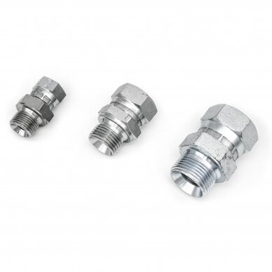 BSP 3/8-3/8 adapter with nut