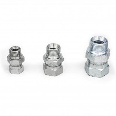 BSP 3/8-1/4 adapter with nut