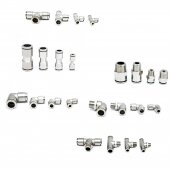 One-touch metal fittings